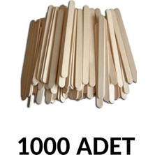 Puti 1000 Adet Ahşap Büyük Dar  Dil Çubuğu  Abeslang   Çubuğu Dar
