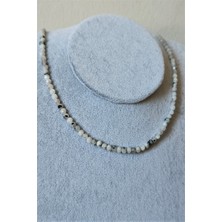 Bade Accessories 4 mm Ay Taşı Doğaltaş Kolye