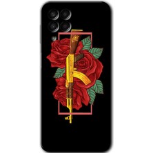 MRC İletim oppo A55 Kılıf Hd Desen Baskılı Arka Kapak - Cat Butterfly