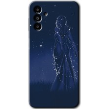 MRC İletişim oppo A55 Kılıf Hd Desen Baskılı Arka Kapak - Kış Manzarası