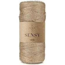 Sensy Premium Jüt Ip 100 Metre Hasır Ip Kırnap Ip Süsleme Ipi Kendir Ipi Jüt Ipi