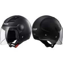 Ls2 Airflow Mat Siyah Kask M