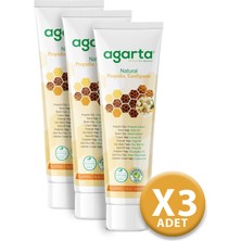 Agarta Doğal Propolis Naturel Diş Macunu 100 ml/130 Gr X 3 ADET