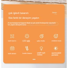 Tank Ev Ahşap Saat Yaratıcı Kare LED Dijital Elektronik Mini Çalar Saat Ahşap Saat (Yurt Dışından)