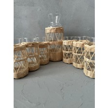 Light and Box Rattan Karaf Set