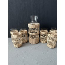 Light and Box Rattan Karaf Set