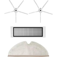 Roborock S5 Max Robot Süpürge Uyumlu 4'lü Yedek Parça Seti