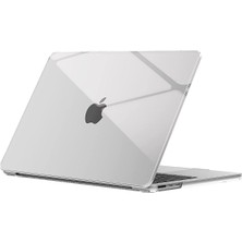 Nezih Case Apple Macbook Pro 2023 16 Inç M2 Pro/max A2780 Uyumlu Şeffaf Parlak Kristal Tam Korumalı Kılıf