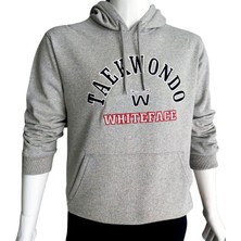 Whiteface Taekwondo Kapüşonlu Sweatshirt (Gri)