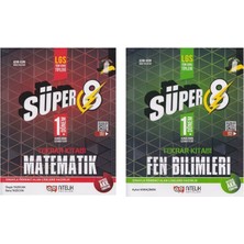 Nitelik Yayınları 8. Sınıf Matematik Fen Bilimleri Süper 1. Dönem Tekrar Kitabı Soru Bankası 2 Kitap Set