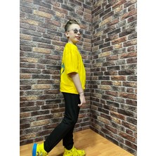 Erkek Çocuk Basketbol Oversize Tişörtlü  Alt Üst Takım