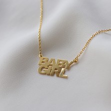Nida Jewelry 925 Ayar Gümüş Babygirl Kolye
