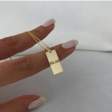 Nida Jewelry 925 Ayar Gümüş Isim Kolye