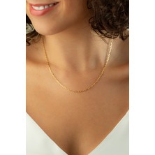 Lieza Kadın 925 Ayar Gümüş Ataç Zincir Kolye