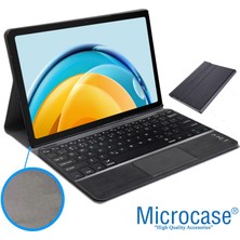 Microcase Huawei Matepad Se 10.4 2022 Bluetooth Touchpad Klavye+Bluetooth Mouse+Standlı Kılıf -Bkk7