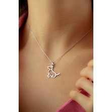 Lieza Kadın 925 Ayar Gümüş Köpek Kolye