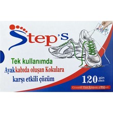 Steps Active Team- Ayak Kokusu Giderici, 120 Güne Kadar Etikili Koku Önleyici 4'lü Paket