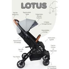 Prego Lotus Katlanabilir Kabin Boy Travel Bebek Arabası