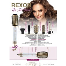 Rexon 5in1 Hot Air Brush Saç Şekillendirme Cihazı