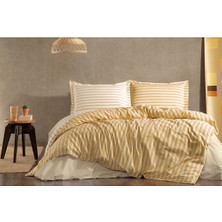 Özdilek Trioline Hardal Ranforce Çift Kişilik Nevresim Takımı