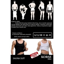 Sh Mağazacılık Premium Erkek Korse Bel Göğüs Göbek 2 Beden Incelten Toparlayıcı Sıkılaştırıcı Beyaz Atlet