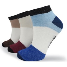 Black Arden Socks 3 Çift Spor Erkek Patik Çorap