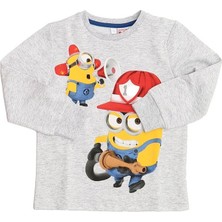 Despicable Me Minions Minyonlar Lisanslı Çocuk Sweatshirt 7-8 Yaş 128CM