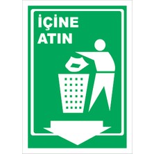 Vizyon Trafik Içine Atın  - Isg Levhası