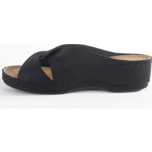 Dagoster DZA37-1816 Siyah Günlük Ortopedik Kadın Terlik