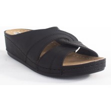 Dagoster DZA37-1816 Siyah Günlük Ortopedik Kadın Terlik