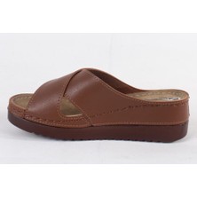 Dagoster DZA37-3029 Taba Günlük Ortopedik Kadın Terlik