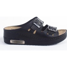 Dagoster DZA37-3001 Siyah  Günlük Ortopedik  Kadın Terlik