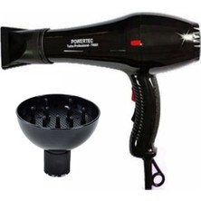 Powertec TR-701 Profesyonel Fön Makinesi + Vigo Başlık