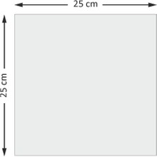 Home Jamin Dekoratif Pleksi Kare Ayna 4 Adet 25 x 25 cm. AYNA DEĞİLDİR !