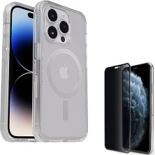 Tiger iPhone 11 Pro Magsafe Destekli Şeffaf Kılıf + Hayalet Ekran Koruyucu