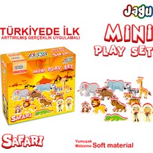 Jagu Konuşan Oyuncak Mini Set Safari Uygulama ile Video Destekli Konuşan Oyuncak Eva Malzeme