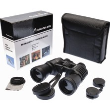 7X50 - Geniş Ön Mercekli Profesyonel El Dürbünü - 1000M/56M - Siyah V1