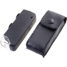 Epilons Mini 60X 100X Zoom Lens Odak Takı LED Cep Mikroskop Büyüteç