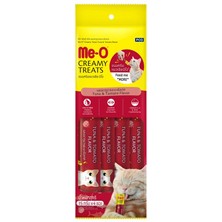 Me-O Ton Balıklı Domatesli Krema Sıvı Kedi Ödülü 4X15GR