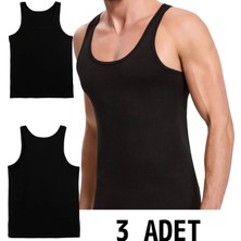 Maruf Shop 3 Adet Erkek % 100 Pamuk Askılı Klasik Atlet