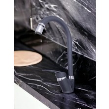 Yılmek Mat Gri Lavabo Bataryası