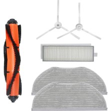 Roborge Xiaomi Vacuum Mop 2in1 Essential (Mjstg1) Robot Süpürge Uyumlu 6'lı Yedek Parça Seti