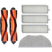 Roborge Xiaomi Vacuum Mop 2in1 Essential (Mjstg1) Robot Süpürge Uyumlu 6'lı Yedek Parça Seti