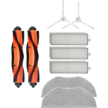 Roborge Xiaomi Vacuum Mop 2in1 Essential (Mjstg1) Robot Süpürge Uyumlu 9'lu Yedek Parça Seti