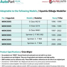 Alpha Auto Part Mercedes E Class W210,S210, G Class W461 Için Enjektör Borusu