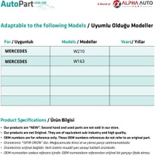 Alpha Auto Part Mercedes W210/ W163 Avantgarde Için Otomatik Vites Topuzu- Siyah