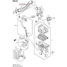 İTHAL Suzuki Grand Vitara 1.9 06-12 Hava Filtresi Borusu