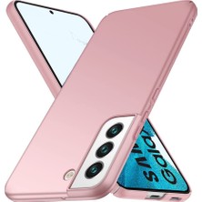 Eabhulie Galaxy S22 5g Için Ince Sert Pc Mat Arka Telefon Kılıfı - Rose Gold (Yurt Dışından)