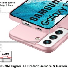 Eabhulie Galaxy S22 5g Için Ince Sert Pc Mat Arka Telefon Kılıfı - Rose Gold (Yurt Dışından)