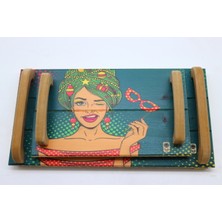 Zembu Tepsi Seti Pop-Art Ikili Yeşil